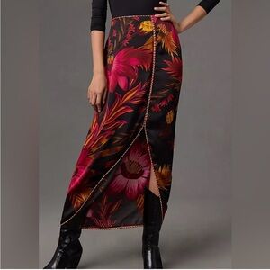 Farm Rio satin skirt